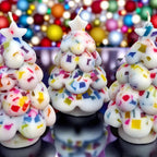 Snow Tree Candle: Jeweled Christmas Tree, Aromatherapy Scented