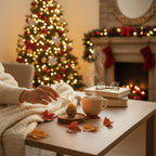 Festive Pine Cone Candles: Rustic Christmas Glow, Set of 3