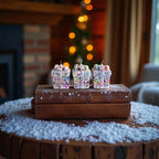 The Grand Jewels Colorful Christmas Gift Box-Shaped Candle