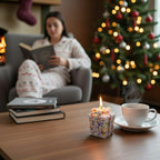 The Grand Jewels Colorful Christmas Gift Box-Shaped Candle