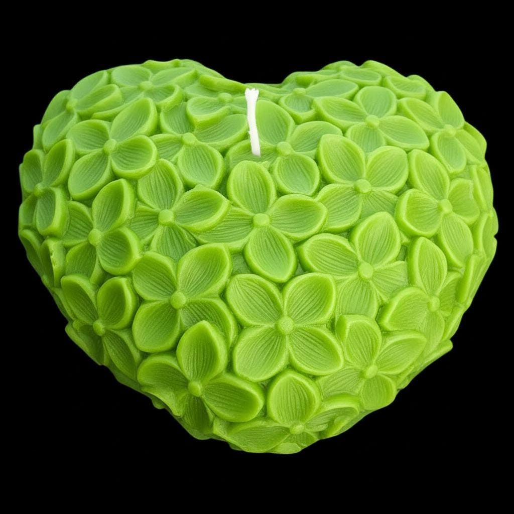 Floral Heart Candle: Large Valentine's Day Love Shack Fragrance