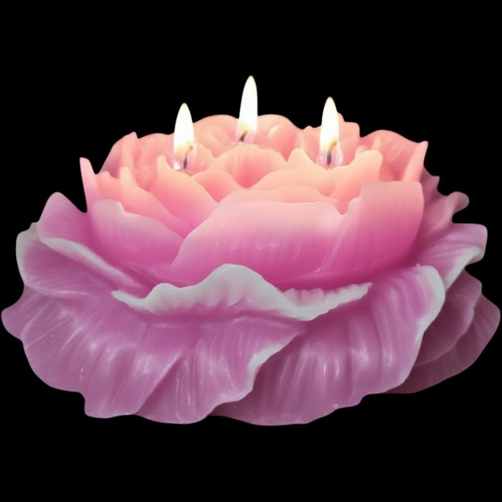 A Valentine's Day Classic Candle - The Shack's 3-Wicked Blooming Peony Masterpiece