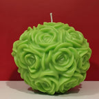 The Grand Rose Ball Candle - A Large Table Centerpiece and an Unforgettable High-end, Handcrafted Gift