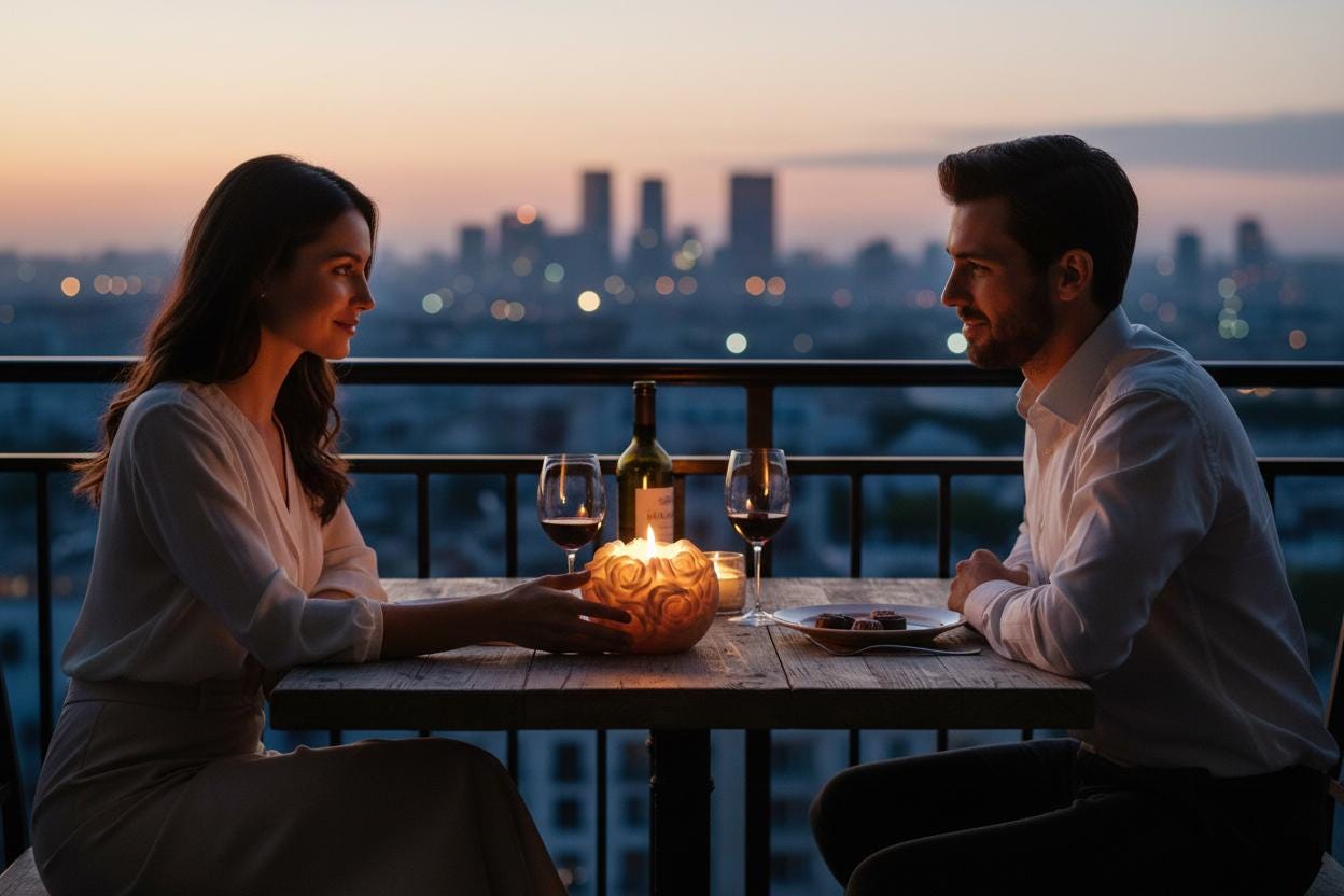 The Grand Rose Ball Candle - A Large Table Centerpiece and an Unforgettable High-end, Handcrafted Gift