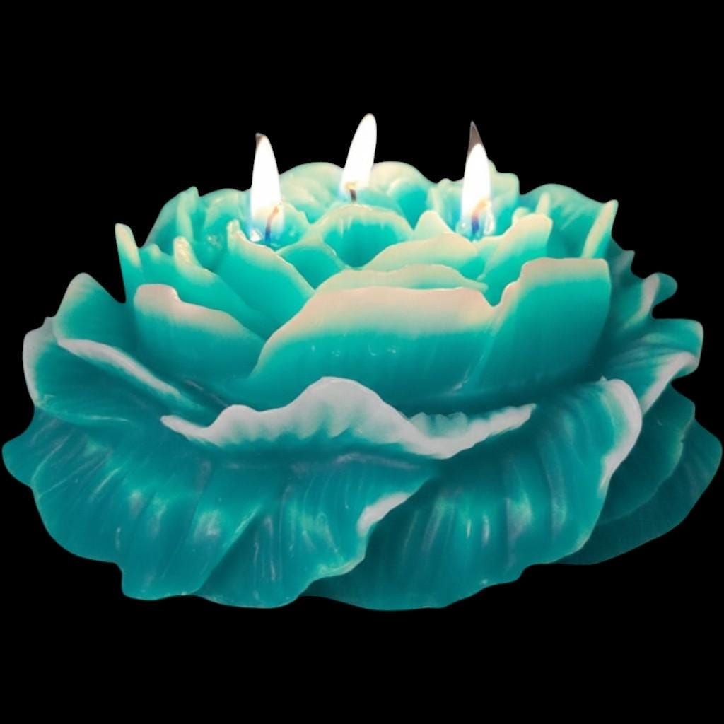 A Valentine's Day Classic Candle - The Shack's 3-Wicked Blooming Peony Masterpiece