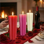 12" Tall Large Pillar Candle - 75+ hours burn time