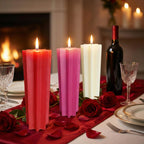 12" Tall Large Pillar Candle - 75+ hours burn time