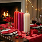 12" Tall Large Pillar Candle - 75+ hours burn time