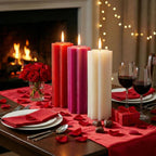12" Tall Large Pillar Candle - 75+ hours burn time