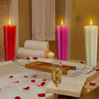 12" Tall Large Pillar Candle - 75+ hours burn time