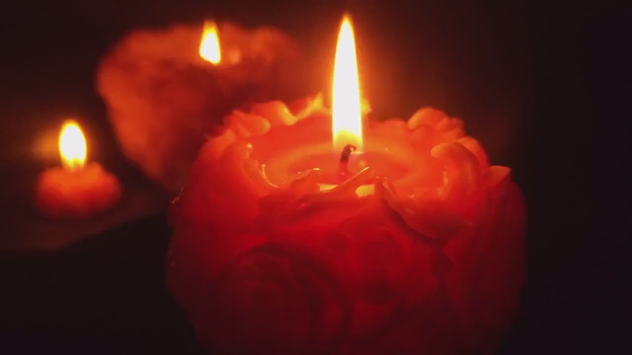 Exclusive Rose Ball Candle