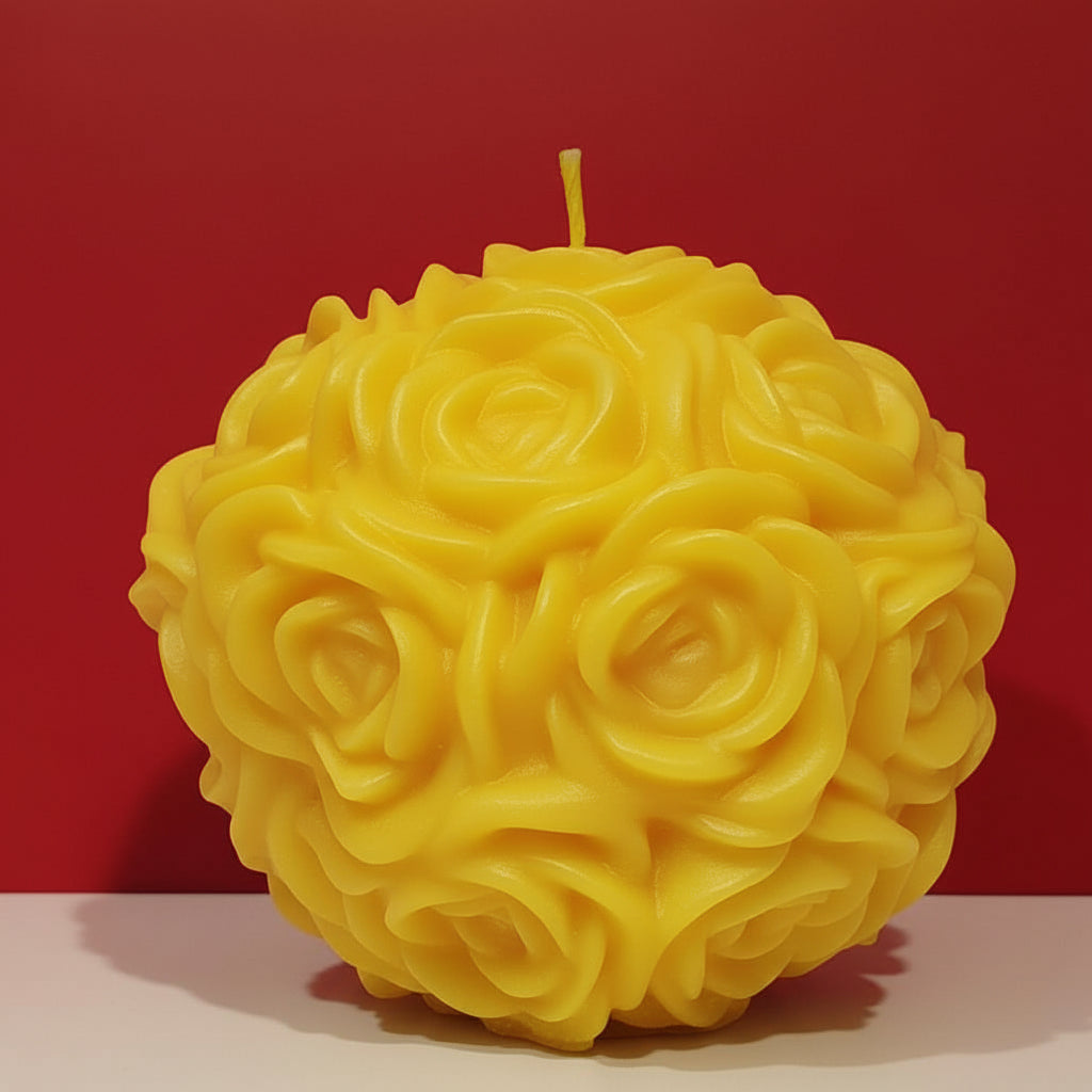 Glowing Rose Ball Candle - A Love Shack Gift Favorite