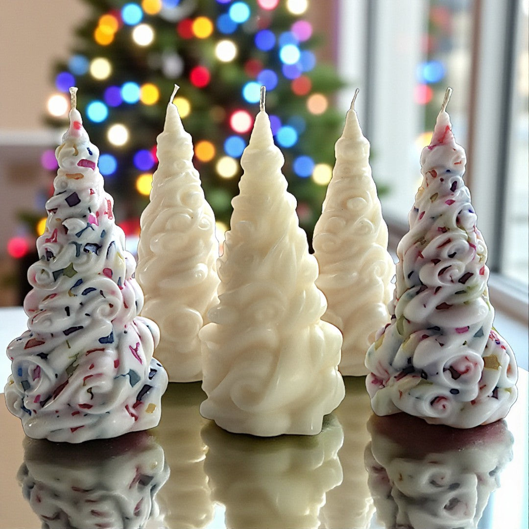 Christmas Candy Tree Candle