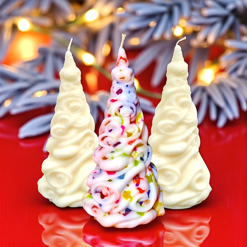 Christmas Candy Tree Candle