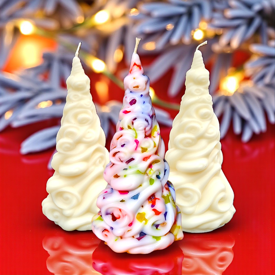 Christmas Candy Tree Candle