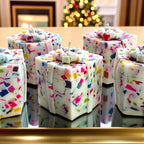 Gift Box Shaped Candle