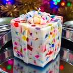 Gift Box Shaped Candle