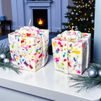 Gift Box Shaped Candle