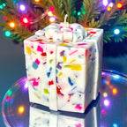 Gift Box Shaped Candle