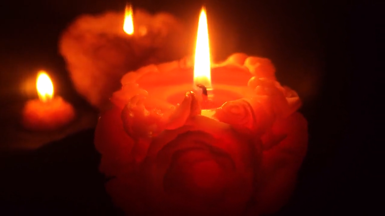 Stunning 3D Flower Sphere Candle