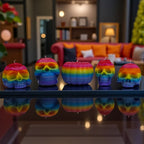 Rainbow Skulls and Pumpkins
