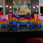 Rainbow Skulls and Pumpkins