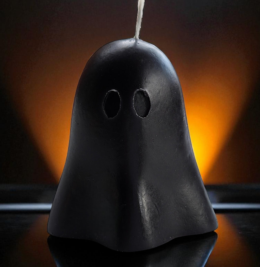 Elegant Jet Black Candles: The Love Shack Candles. Delicious Deep Darkness Halloween 2025