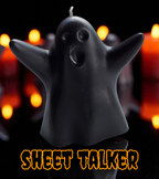 Elegant Jet Black Candles: The Love Shack Candles. Delicious Deep Darkness Halloween 2025