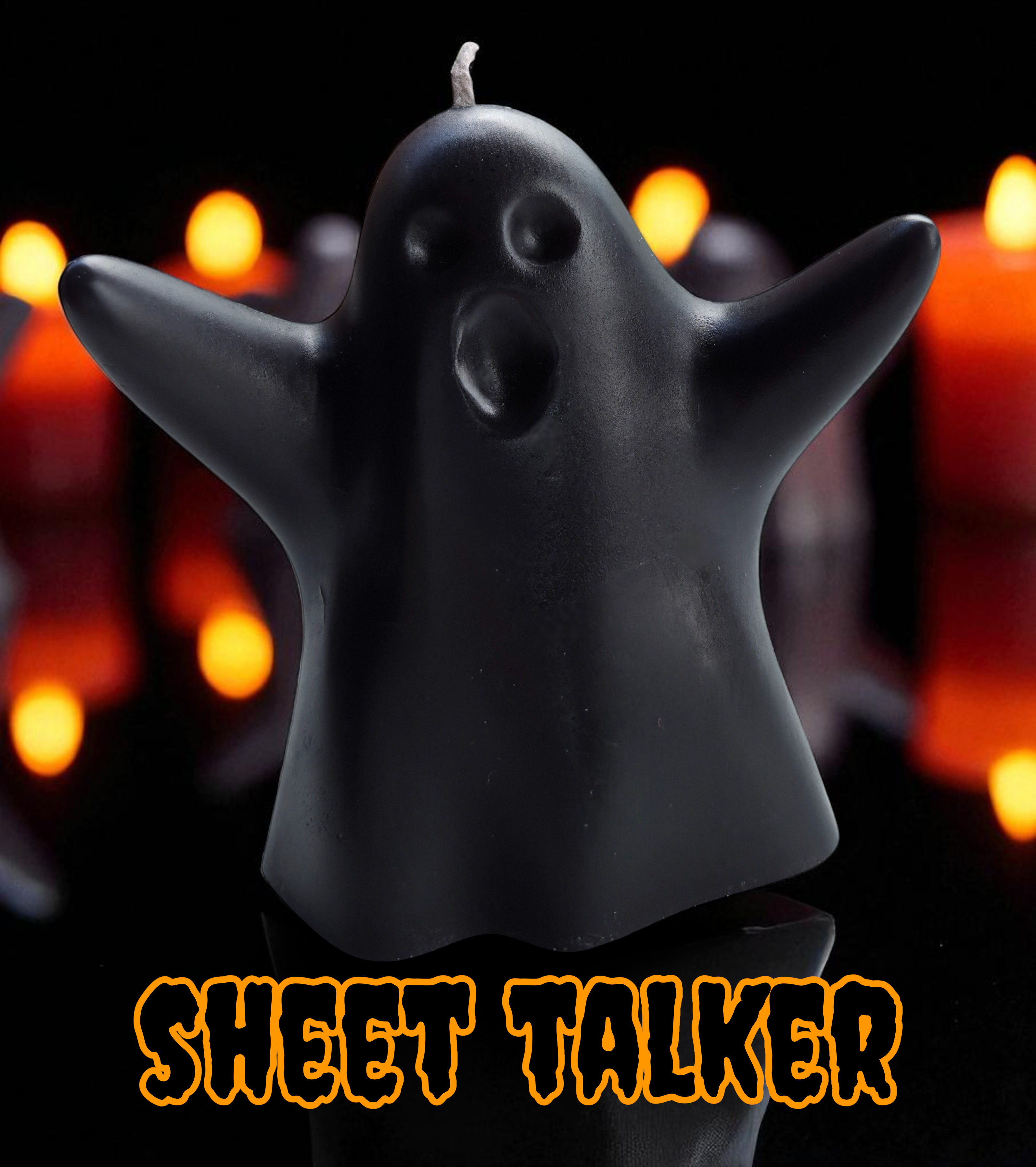 Elegant Jet Black Candles: The Love Shack Candles. Delicious Deep Darkness Halloween 2025