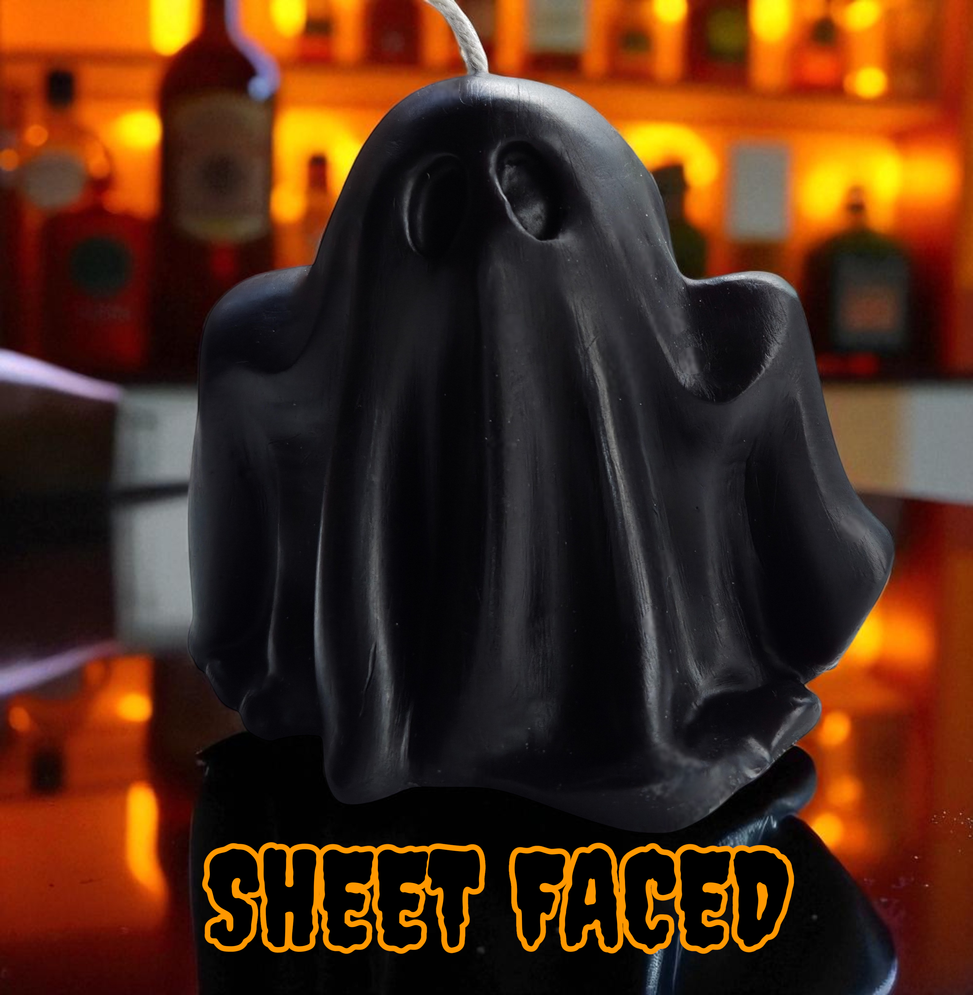 Elegant Jet Black Candles: The Love Shack Candles. Delicious Deep Darkness Halloween 2025